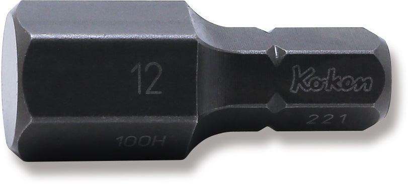 Ko-ken 100H.32-14 5/16 Hex Dr. Bit 14mm Hex Length 32mm