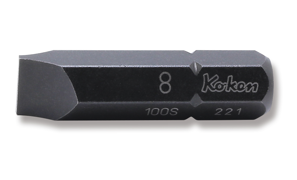 Ko-ken 100S.32-9 5/16 Hex Dr. Bit Slotted 1.6 x 9 Length 32mm