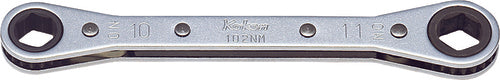 Ko-ken 102NM-7X8 Ratcheting Ring Wrench 7x8mm 6 point Length 108mm