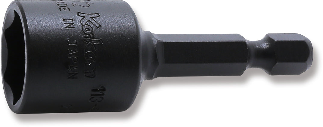 Ko-ken 113.50-1/4 1/4 Hex Dr. Nut Setter  1/4 6 point Length 50mm