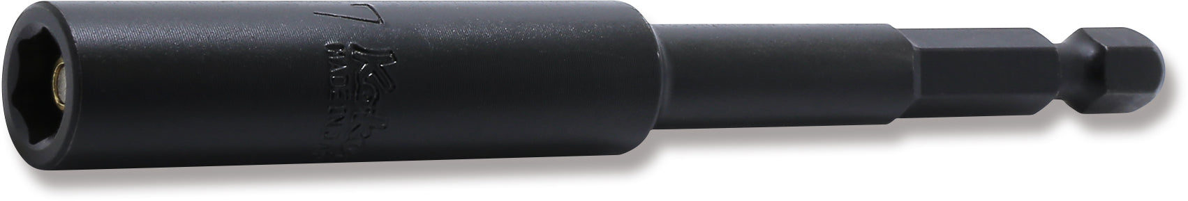 Ko-ken 115G.100-8 1/4 Hex Dr. Nut Setter  8mm 6 point Length 100mm Slide Magnet