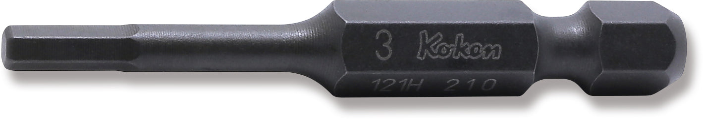 Ko-ken 121H.50-4 1/4 Hex Dr. Bit  4mm Hex Length 50mm