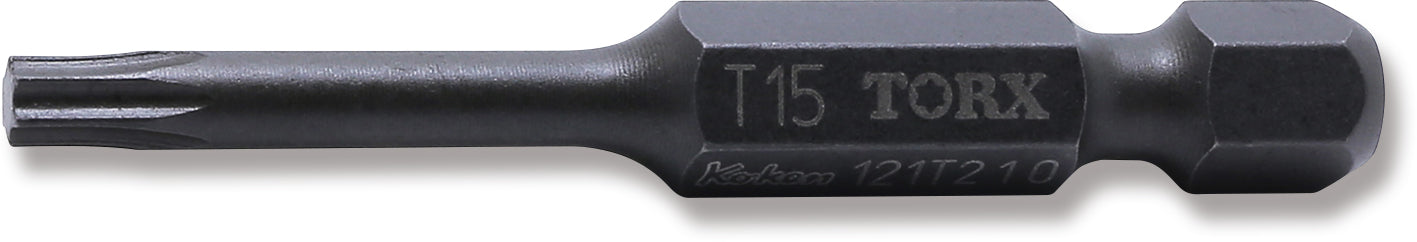 Ko-ken 121T.50-T20 1/4 Hex Dr. TORX® T20 Bit - Length 50mm