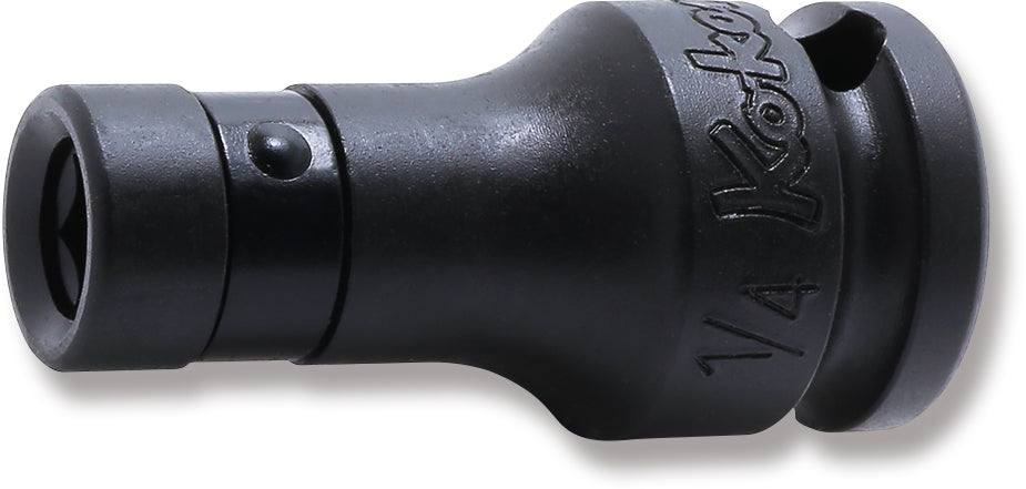 Ko-ken 13137H 3/8 Sq. Dr. Impact Bit Holder for 1/4 (6.3) Hex Bits - Length 42mm