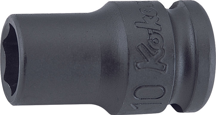 Ko-ken 13401MS-10 3/8 Sq. Dr. Socket 10mm 6 point Length 22mm Thin walled