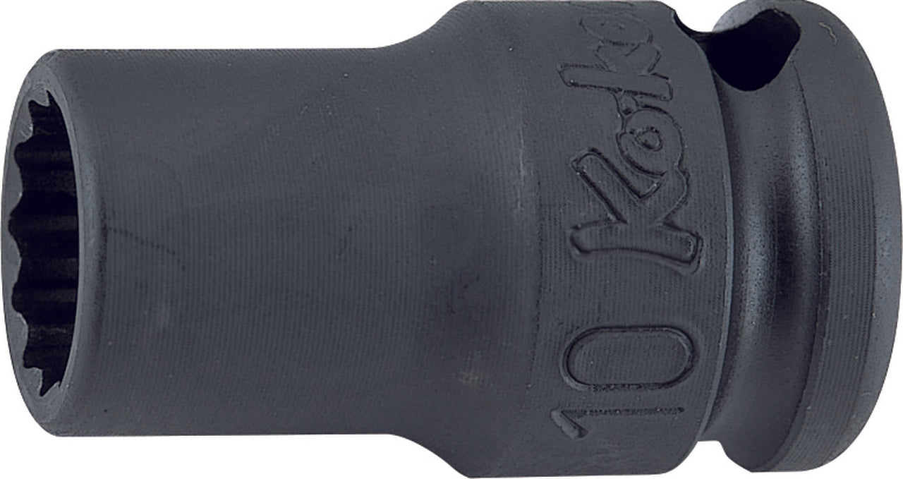Ko-ken 13406M-15 3/8 Sq. Dr. Socket 15mm 12 point Length 32mm Thin walled