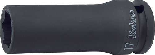 Ko-ken 14300M-9 1/2 Sq. Dr. Socket 9mm 6 point Length 80mm