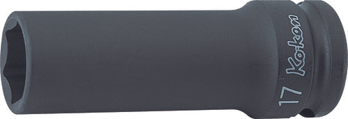 Ko-ken 14301A-3/8 1/2 Sq. Dr. Socket 3/8 6 point Length 80mm Thin walled