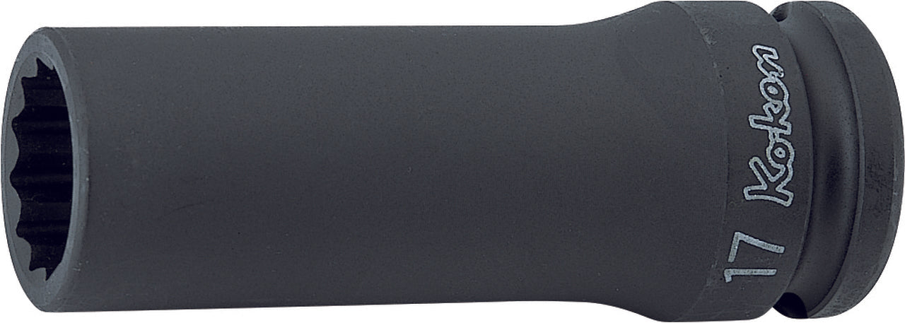Ko-ken 14305M-18 1/2 Sq. Dr. Socket  18mm 12 point Length 80mm