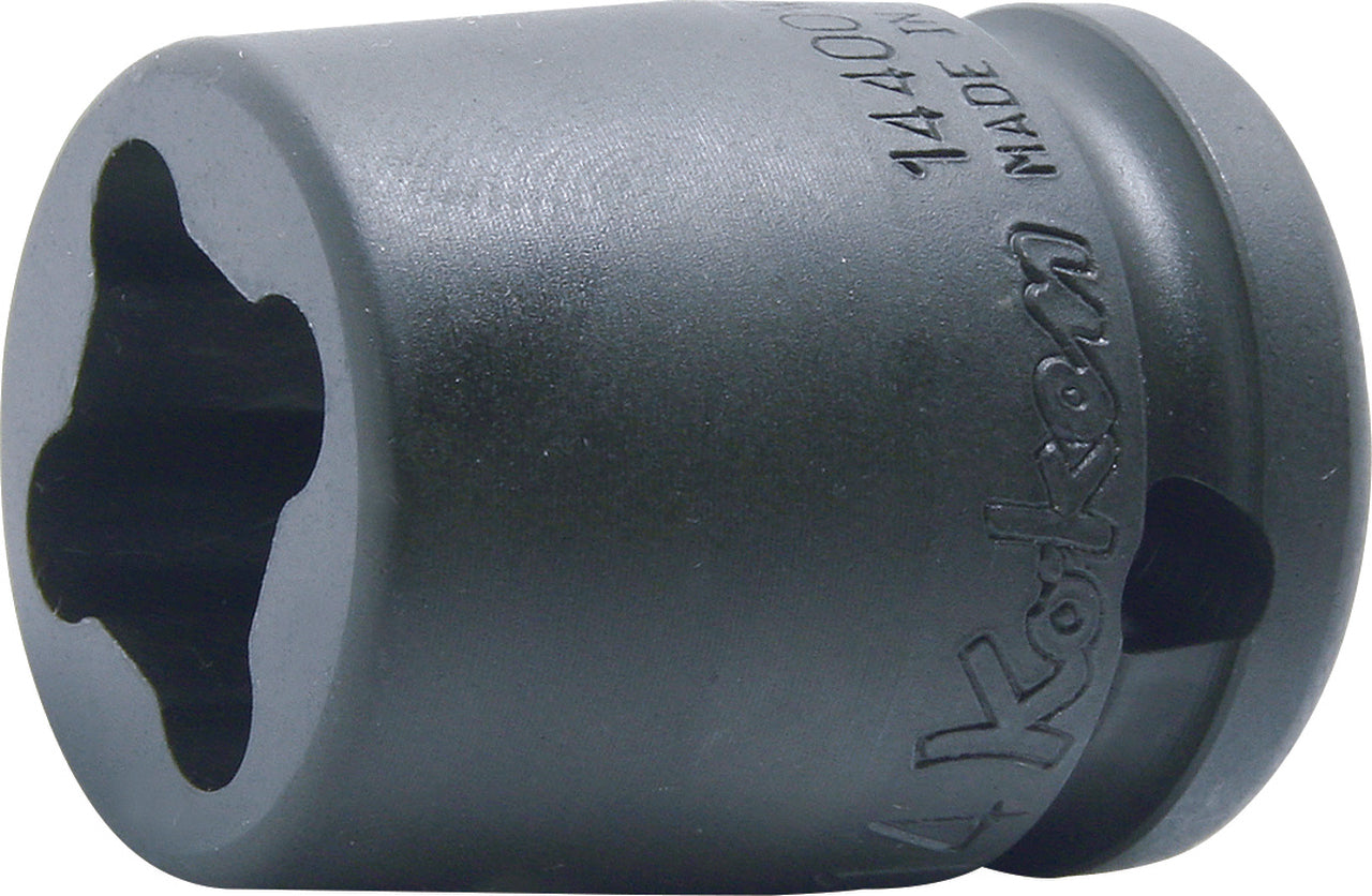 Ko-ken 14400-17WN 1/2 Sq. Dr. Socket  17mm 4 point Length 40mm