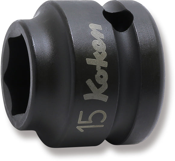 Ko-ken 14401MS-16 1/2 Sq. Dr. Socket 16mm 6 point Length 26mm Thin walled