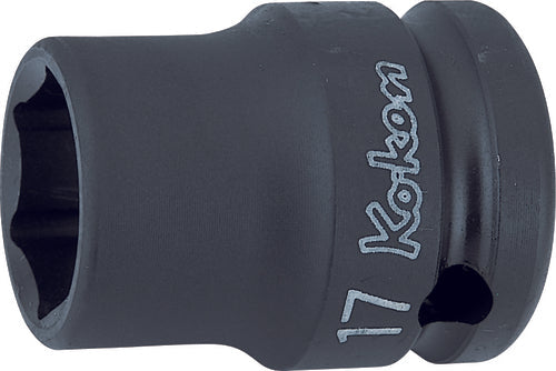 Ko-ken 14401M-25 1/2 Sq. Dr. Socket 25mm 6 point Length 38mm Thin walled