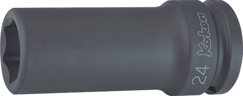Ko-ken 16301M-50 3/4 Sq. Dr. Socket  50mm 6 point Length 100mm Thin walled