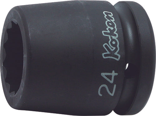 Ko-ken 16405M-19 3/4 Sq. Dr. Socket  19mm 12 point Length 50mm