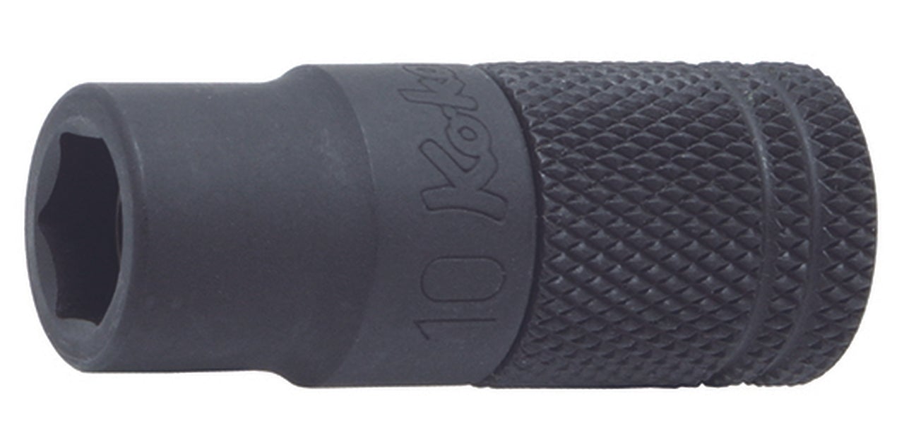 Ko-ken 165LM.45-14 1/4 Hex Dr. Slide Socket  14mm 6 point Length 45mm Ring Magnet
