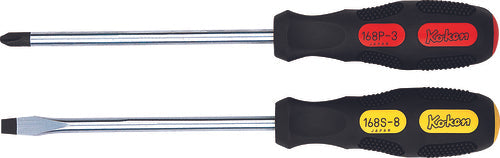 Ko-ken 168S-6 Screwdriver Slotted 6mm Length 210mm