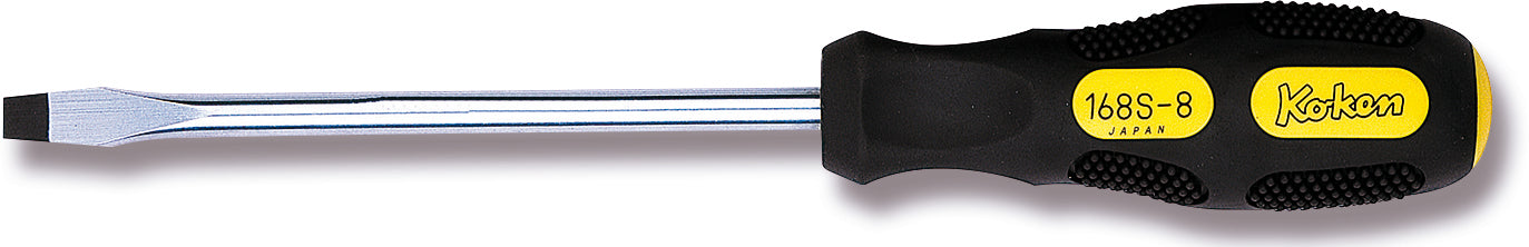 Ko-ken 168S-6(200) Screwdriver Slotted 6mm Length 310mm