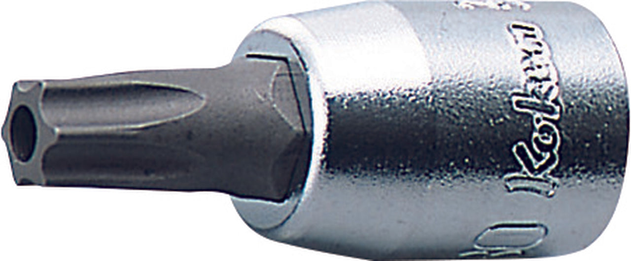 Ko-ken 2025.28-T8 1/4 Sq. Dr. TORX® T8 Bit Socket - Length 28mm
