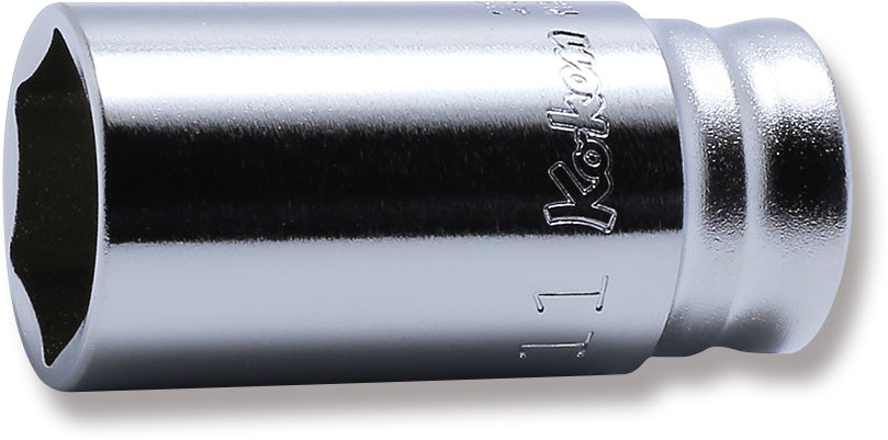 Ko-ken 2300XZ-12 1/4 Sq. Dr. Socket  12mm 6 point Length 30mm Z-series