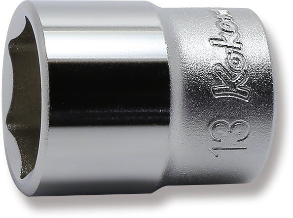 Ko-ken 2400M-14 1/4 Sq. Dr. Socket  14mm 6 point Length 24mm
