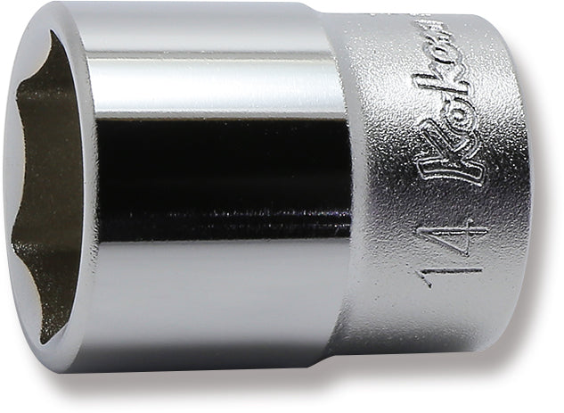 Ko-ken 2400M-3 1/4 Sq. Dr. Socket  3mm 6 point Length 22mm