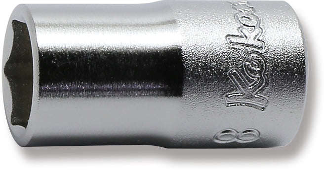 Ko-ken 2400M-9 1/4 Sq. Dr. Socket 9mm 6 point Length 22mm