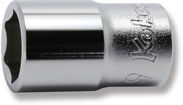 Ko-ken 2400MZ-10 1/4 Sq. Dr. Socket  10mm 6 point Length 15mm Z-series