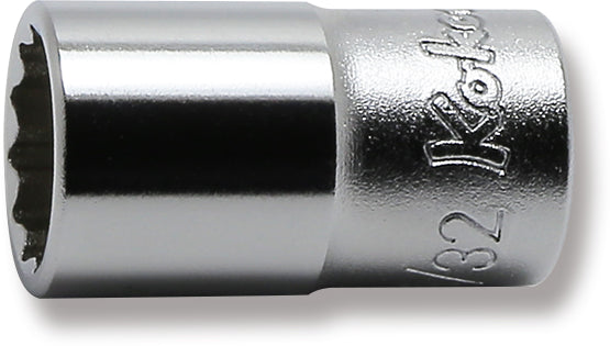 Ko-ken 2405A-3/16 1/4 Sq. Dr. Socket  3/16 12 point Length 22mm