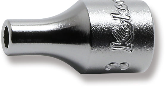 Ko-ken 2405M-3.5 1/4 Sq. Dr. Socket  3.5mm 12 point Length 22mm