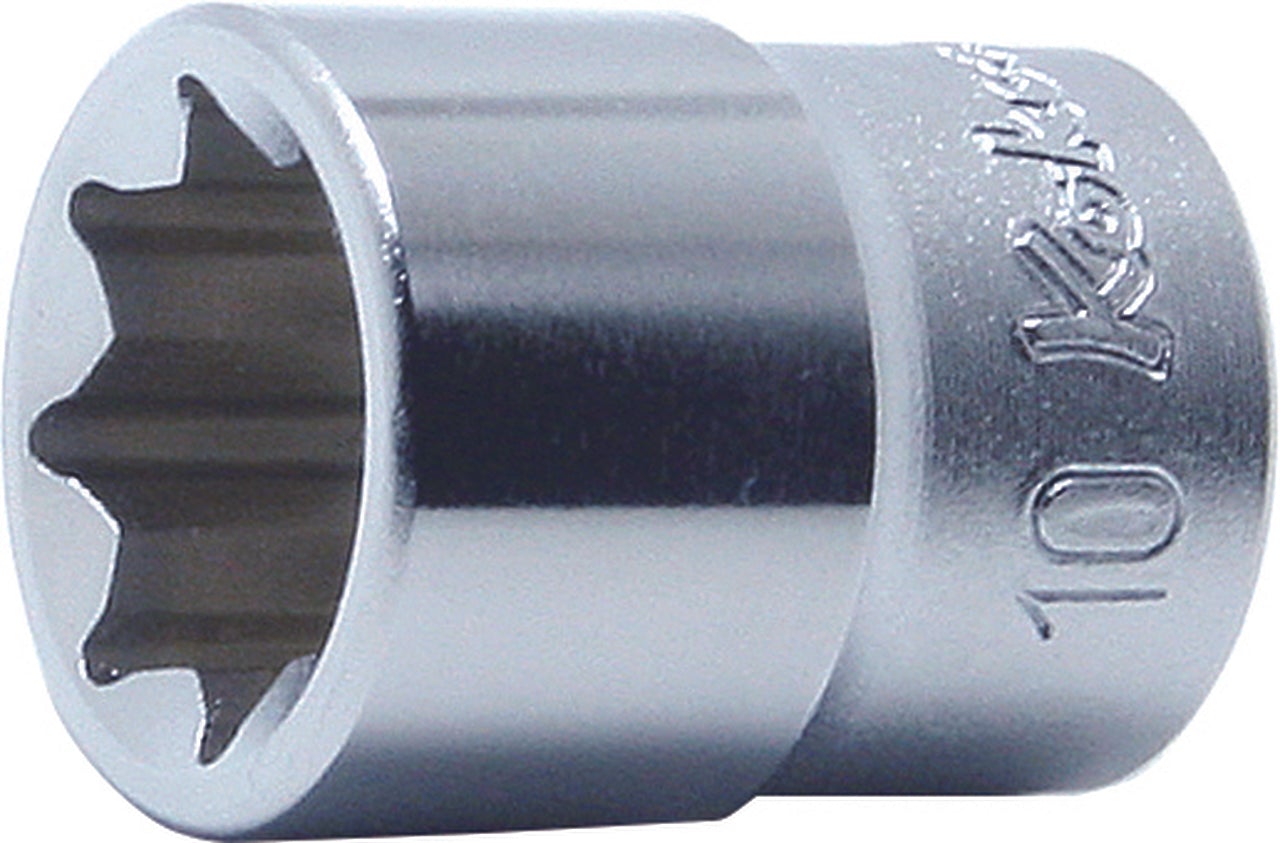 Ko-ken 2425-E10 1/4 Sq. Dr. TORX E10® Socket - Length 22mm