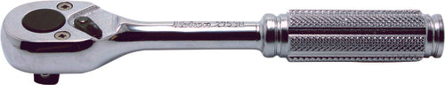 Ko-ken 2753NB 1/4 Sq. Dr. Ratchet Handle  20 teeth Push Button Length 115mm  Metal Handle