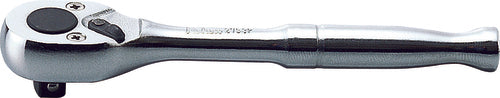 Ko-ken 2753P-160 1/4 Sq. Dr. Ratchet Handle  20 teeth  Length 160mm  Polished Handle