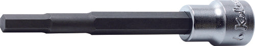 Ko-ken 3010M.160-4 3/8 Sq. Dr. Bit Socket 4mm Hex Length 160mm