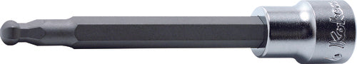 Ko-ken 3011M.100-6 3/8 Sq. Dr. Bit Socket 6mm Ballpoint Hex Length 100mm