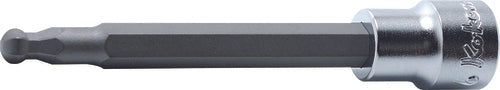 Ko-ken 3011M.160-4 3/8 Sq. Dr. Bit Socket 4mm Ballpoint Hex Length 160mm