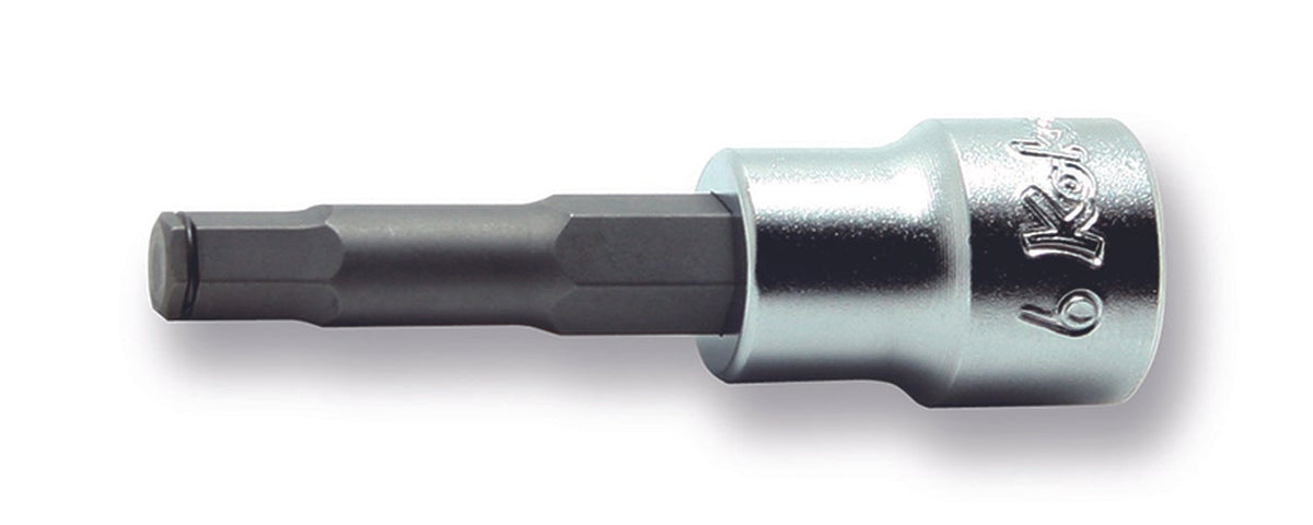 Ko-ken 3015M.62-10 3/8 Sq. Dr. Bit Socket 10mm Grip Ring Length 62mm
