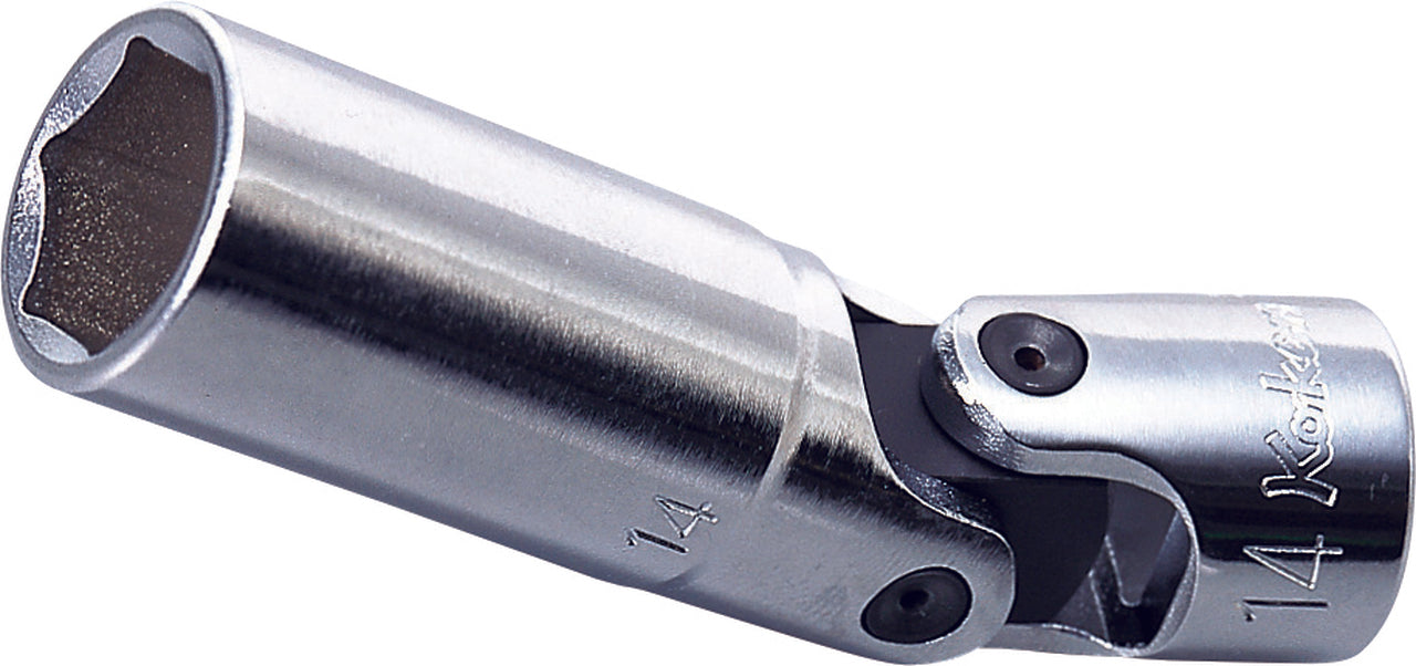 Ko-ken 3340M.75-16 3/8 Sq. Dr. Universal Socket 16mm Length 75mm