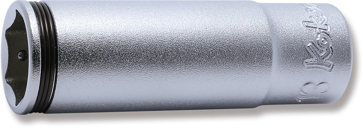 Ko-ken 3350M-14 3/8 Sq. Dr. Deep NUT GRIP® Socket - 14mm