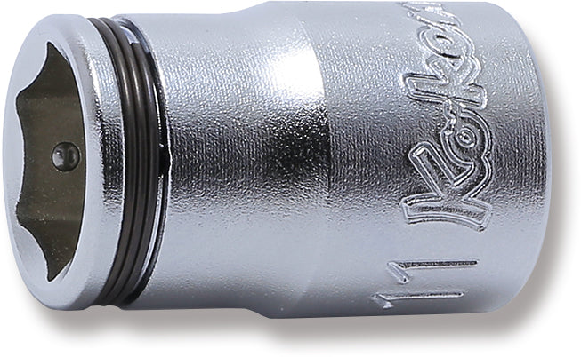 Ko-ken 3450M-12 3/8 Sq. Dr. Socket 12mm Nut Grip Length 26mm