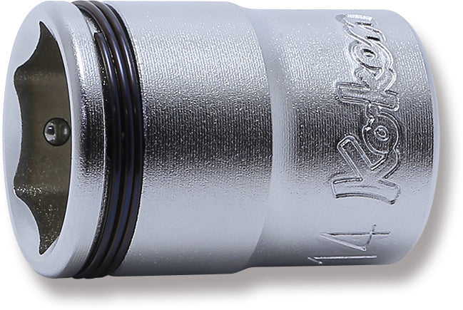 Ko-ken 3450M-15 3/8 Sq. Dr. Socket 15mm Nut Grip Length 27mm