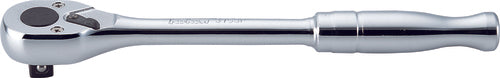 Ko-ken 3753P-250 3/8 Sq. Dr. Ratchet Handle 24 teeth Long Length 250mm Polished Handle