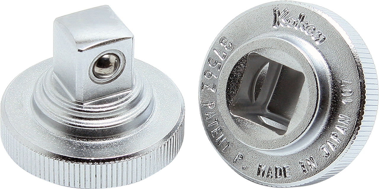 Ko-ken 3756Z-1/2 3/8 Sq. Dr. Quick Spinner Adaptor 1/2 Square Length 29mm Z-series