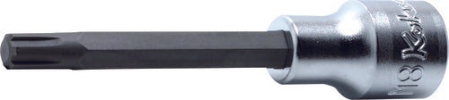 Ko-ken 4027.140-M12 1/2 Sq. Dr. Bit Socket Ribe-CV M12 Length 140mm