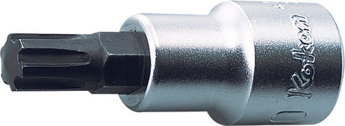 Ko-ken 4027.60-M14 1/2 Sq. Dr. Bit Socket Ribe-CV M14 Length 60mm
