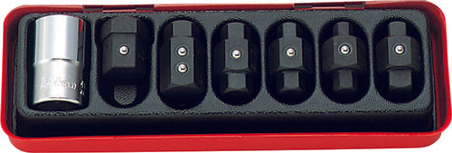 Ko-ken 4202 1/2 Sq. Dr. Drain Plug Key Set For Lubrication Service