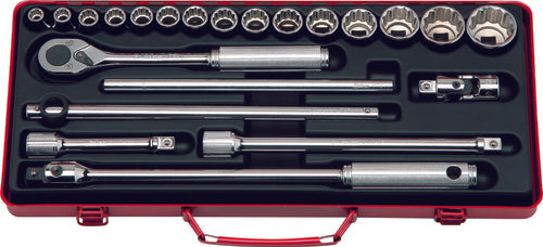 Ko-ken 4248M 1/2 Sq. Dr. 24 Piece 12-Point Metric Socket set  10-32mm