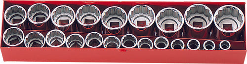 Ko-ken 4252A 1/2 Sq. Dr. 13 Piece 12-Point SAE Socket set  3/8-15/16"
