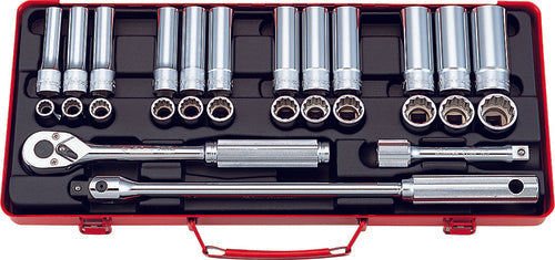 Ko-ken 4277 1/2 Sq. Dr. 27 Piece 12-Point Metric Socket set  10-24mm