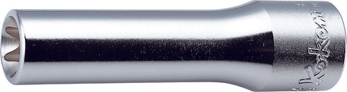 Ko-ken 4325-E12(L140) 1/2 Sq. Dr. Extra Deep TORX® E12 Socket - Length 140mm
