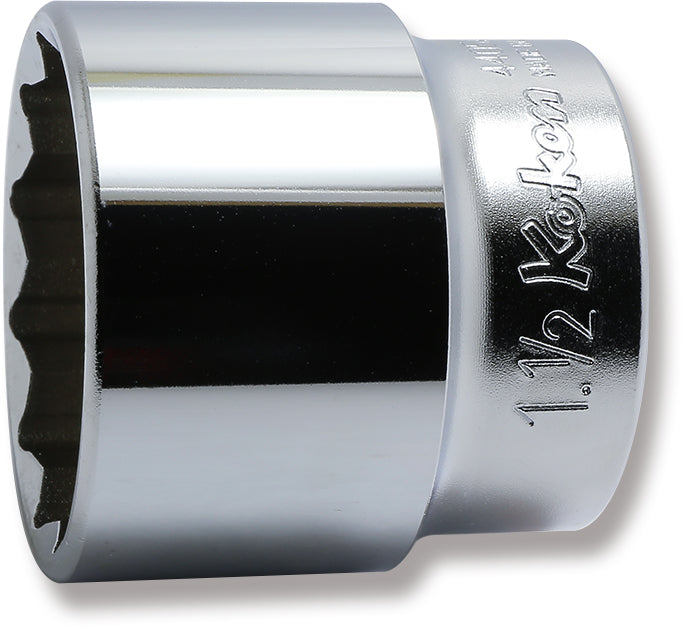 Ko-ken 4405A-1.1/4 1/2 Sq. Dr. Socket 1.1/4 12 point Length 46mm